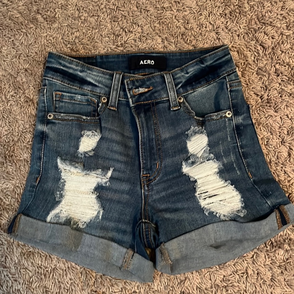 Aeropostale Ripped Jean shorts